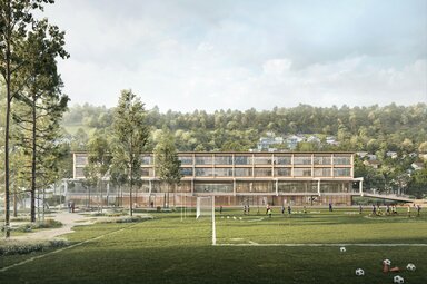 Visualisierung Wettbewerb | © NYX ARCHITECTES, Zürich 